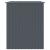 Cușcă câine cu acoperiș antracit 214x153x181 cm oțel galvanizat GartenMobel Dekor
