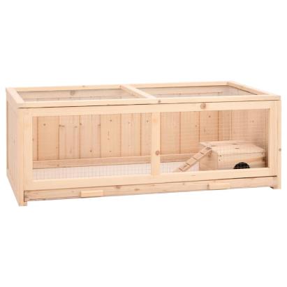 Cușcă pentru hamsteri, 104x52x54 cm, lemn masiv de brad GartenMobel Dekor