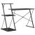 Birou cu raft, negru, 116 x 50 x 93 cm GartenMobel Dekor