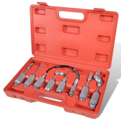 Set Pistol lubrifiere cu adaptator și varfuri 7 buc GartenMobel Dekor