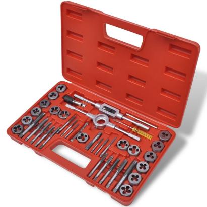 Set de filiere și tarozi, 40 piese GartenMobel Dekor