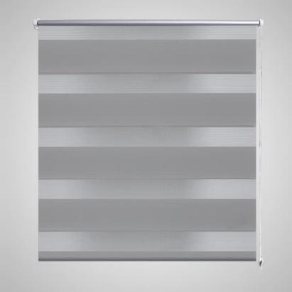 Jaluzea tip zebră, 120 x 230 cm, gri GartenMobel Dekor
