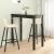 Masă de bar MDF, negru, 115x55x107 cm  GartenMobel Dekor