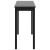 Masă de bar MDF, negru, 115x55x107 cm  GartenMobel Dekor