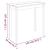 Masă de bar MDF, negru, 115x55x107 cm  GartenMobel Dekor
