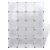 Dulap modular cu 14 compartimente alb 37 x 146 x 180,5 cm GartenMobel Dekor