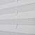 Jaluzea plisse, alb, 50x125 cm, pliuri GartenMobel Dekor