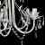 Lampă de plafon suspendată, candelabru cristal, elegant, 5 becuri GartenMobel Dekor