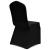 Husă de scaun elastică, 6 buc., negru GartenMobel Dekor