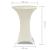 Husă de masă cu picior Ø60 cm, 2 buc., crem, elastic GartenMobel Dekor