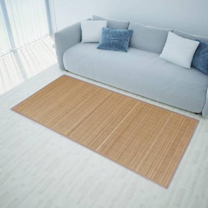 Covor dreptunghiular din bambus natural, 150 x 200 cm GartenMobel Dekor