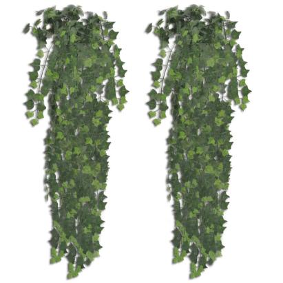 Tufiș de iederă artificială, 2 buc., verde, 90 cm GartenMobel Dekor