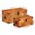 Set cufere de depozitare, 2 piese, lemn mango nefinisat  GartenMobel Dekor