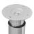 Picioare telescopice de masă cromate, 2 buc., 710 mm-1100 mm GartenMobel Dekor