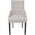 Scaune de sufragerie, 2 buc., gri crem, material textil GartenMobel Dekor