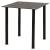 Set masă și scaune de bucătărie, negru, 5 piese GartenMobel Dekor