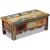 Măsuță de cafea cu sertare, 90x45x35 cm, lemn solid reciclat GartenMobel Dekor