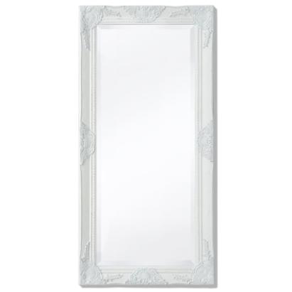 Oglindă verticală în stil baroc, 100 x 50 cm, alb GartenMobel Dekor