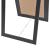 Oglindă verticală în stil baroc 160 x 40 cm negru GartenMobel Dekor