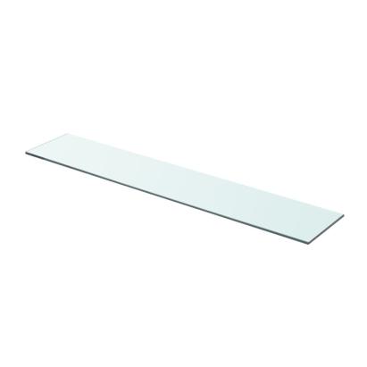 Raft din sticlă transparentă, 80 x 15 cm GartenMobel Dekor