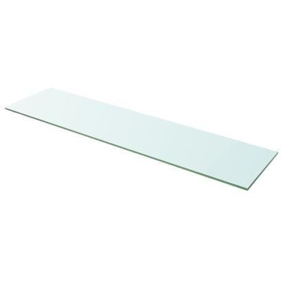 Raft din sticlă transparentă, 100 x 25 cm GartenMobel Dekor