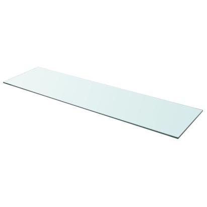 Raft din sticlă transparentă, 110 x 30 cm GartenMobel Dekor