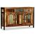 Bufet din lemn masiv reciclat, 120x35x76 cm GartenMobel Dekor
