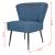 Scaun cocktail, albastru, material textil GartenMobel Dekor