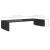 Stand TV/Suport monitor, sticlă, 70x30x13 cm, negru GartenMobel Dekor