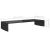 Suport TV/monitor din sticlă, 80x30x13 cm, negru GartenMobel Dekor