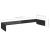 Stand TV/Suport monitor, sticlă, 110x30x13 cm, negru GartenMobel Dekor