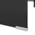 Stand TV/Suport monitor, sticlă, 110x30x13 cm, negru GartenMobel Dekor