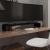 Stand TV/Suport monitor, sticlă, 110x30x13 cm, negru GartenMobel Dekor
