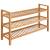 Pantofar cu 3 rafturi, 100x27x60 cm, lemn masiv de stejar GartenMobel Dekor