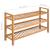 Pantofar cu 3 rafturi, 100x27x60 cm, lemn masiv de stejar GartenMobel Dekor