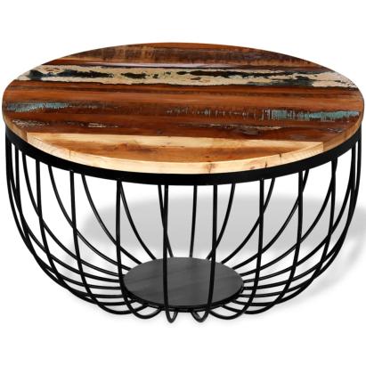 Măsuță de cafea, lemn masiv reciclat GartenMobel Dekor