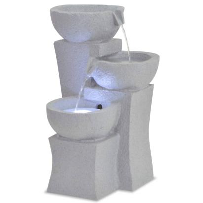 Fântână de interior, polirășină, iluminare LED GartenMobel Dekor