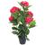 Hortensie artificială cu ghiveci 60 cm, roșie GartenMobel Dekor
