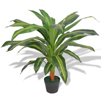Plantă Dracena artificială cu ghiveci, 90 cm, verde GartenMobel Dekor