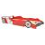 Pat pentru copii mașină de curse, roșu, 90 x 200 cm GartenMobel Dekor
