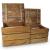 Set cutii de depozitare 2 bucăți, lemn masiv reciclat GartenMobel Dekor