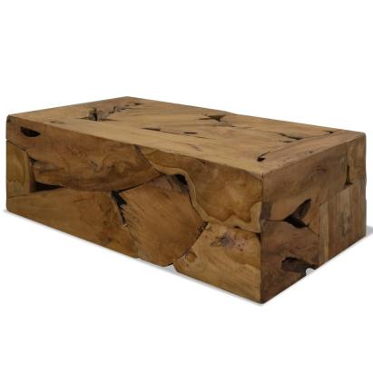 Măsuță de cafea, 90 x 50 x 30 cm, lemn de tec natural, maro GartenMobel Dekor
