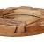 Oglindă decorativă Lemn de tec 60 cm Rotundă GartenMobel Dekor