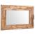 Oglindă decorativă din lemn de tec, 90 x 60 cm, dreptunghiular GartenMobel Dekor