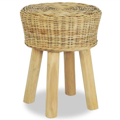Scaun de bar, ratan natural GartenMobel Dekor