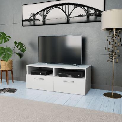 Comodă TV, PAL, 95 x 35 x 36 cm, alb GartenMobel Dekor