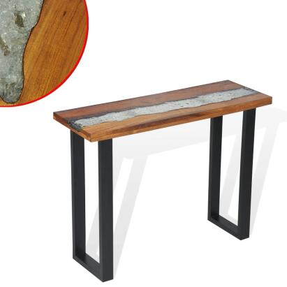 Masă consolă Lemn de tec 100 x 35 x 75 cm GartenMobel Dekor