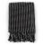 Pătură decorativă cu pătrățele, bumbac, 160 x 210 cm, negru GartenMobel Dekor