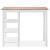 Set mobilier de bar, 3 piese, alb, MDF GartenMobel Dekor