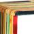 Set rafturi de perete 3 buc. Tec masiv reciclat Multicolor GartenMobel Dekor